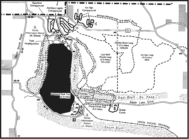 Devils Lake Park Map 